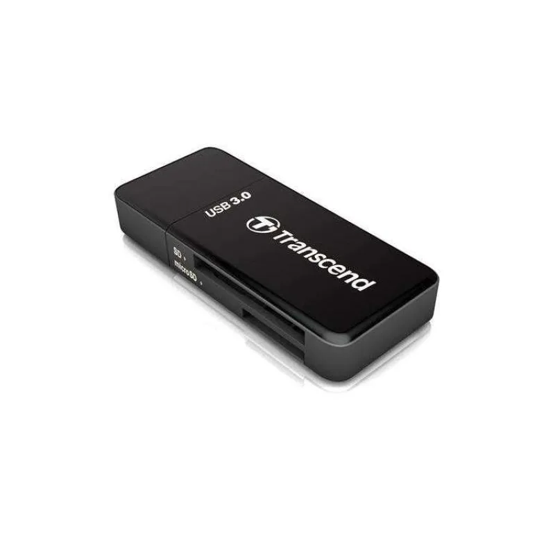 Transcend RDF5 USB 3.0 čtečka paměťových karet SDHC (UHS-I)/SDXC (UHS-I)/microSDHC (UHS-I)/microSDXC (UHS-I), černá (TS-RDF5K)