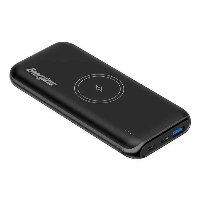 Energizer powerbanka QE10009PQ 10000mAh, Power Delivery, bezdrátové nabíjení, černá (QE10009PQ)