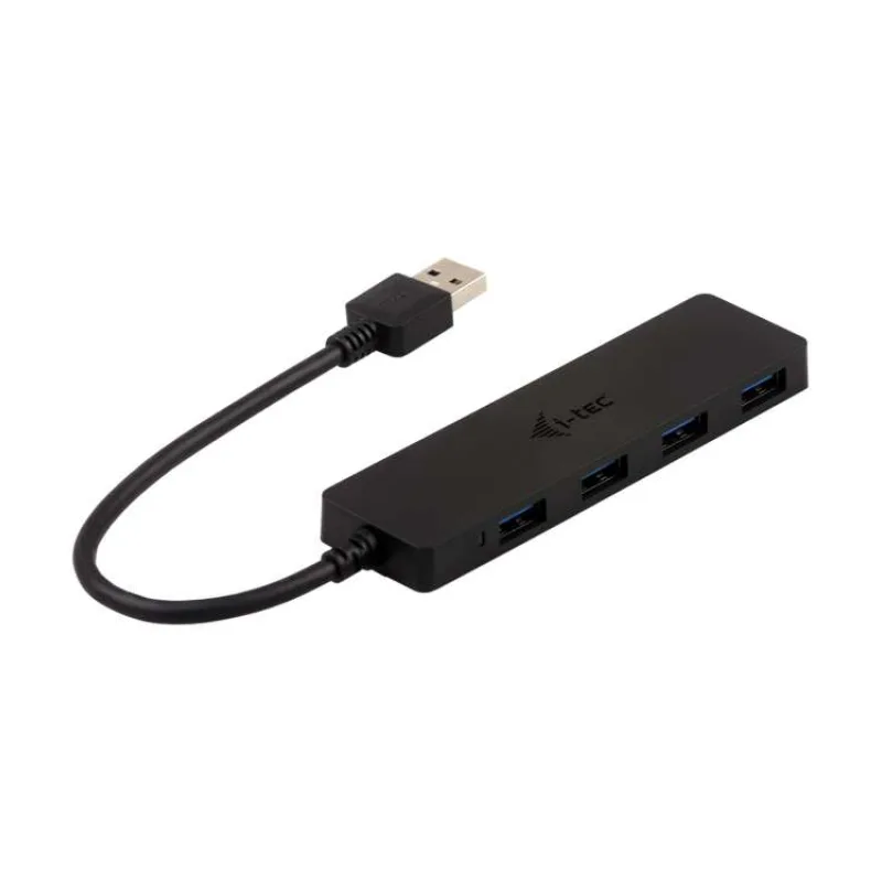 i-tec USB 3.0 SLIM HUB 4 Port passive – Black (U3HUB404)