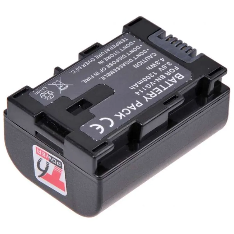 Baterie T6 Power JVC BN-VG107, BN-VG108, BN-VG114, 1200mAh, 4,3Wh (VCJV0050)