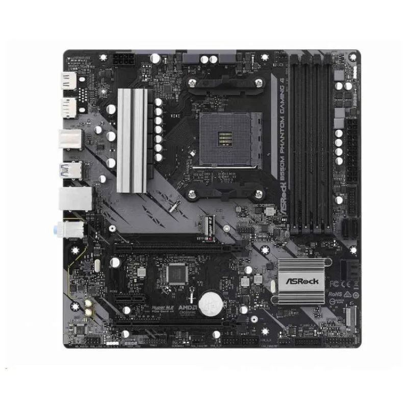ASRock MB Sc AM4 B550M PHANTOM GAMING 4, AMD B550, 4xDDR4, 1xDP, 1xHDMI, mATX (B550M PHANTOM GAMING 4)