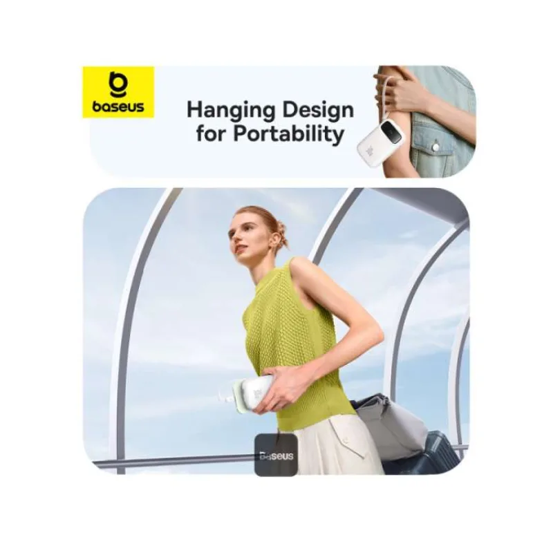 Baseus power banka Qpow 10000mAh 30W biela s USB-C káblom (6932172667733)