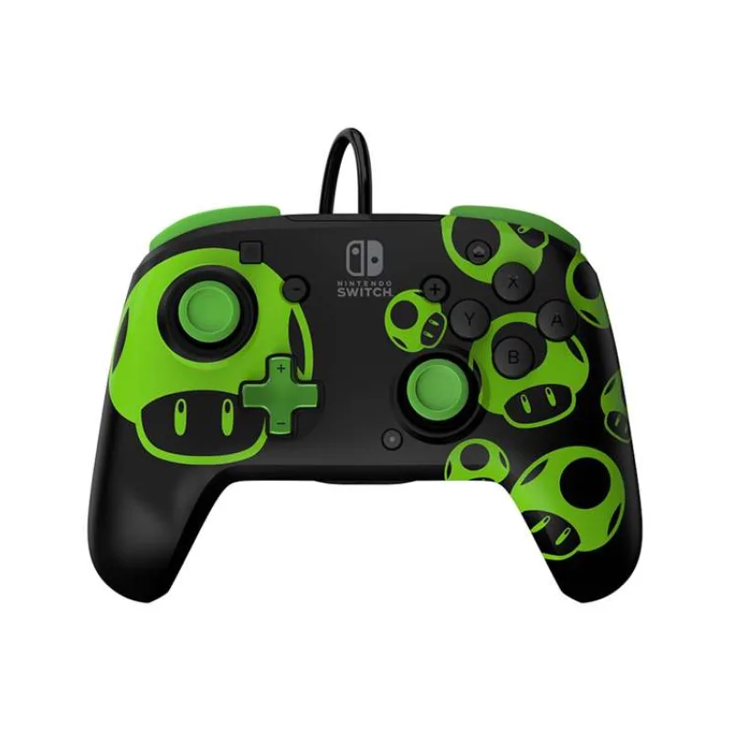 PDP Rematch Wired Controller 1Up Glow in The Dark for Nintendo Switch [500-134-GID] (500-134-GID)