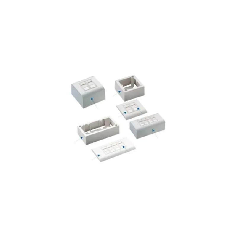 DATACOM UTP 2xRJ45 zásuvka Cat5e (pod aj nad omietku) (2361)