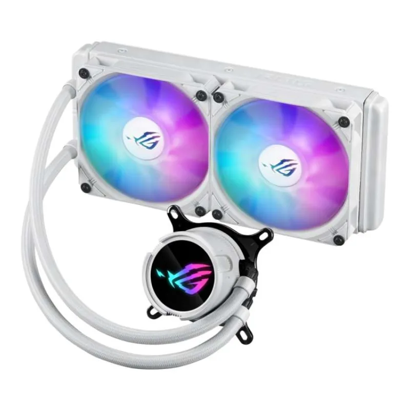ASUS vodní chladič CPU AIO ROG STRIX LC III 240 ARGB WHITE, 2x120mm, LGA1851, AM5 (90RC00S2-M0UAY0)