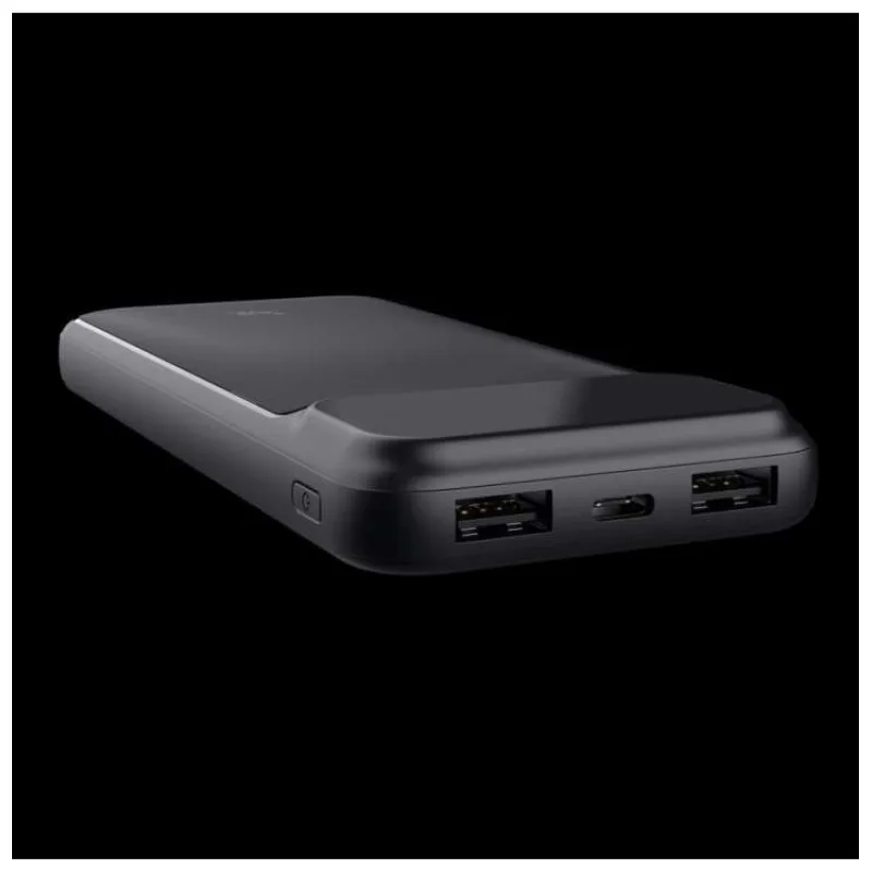 TRUST Powerbanka Avala, 10000 mAh, 1xUSB-C + 2xUSB, černá (25882)