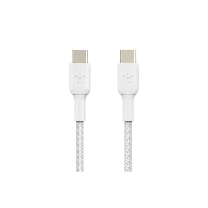 Belkin BOOST CHARGE™ USB-C/USB-C kabel, 1m, bílý - odolný (CAB004bt1MWH)