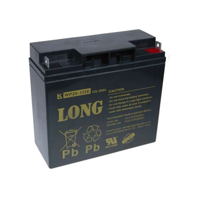 Long 12V 20Ah olovený akumulátor DeepCycle AGM F3 (WP20-12IE) (PBLO-12V020-F3AD)