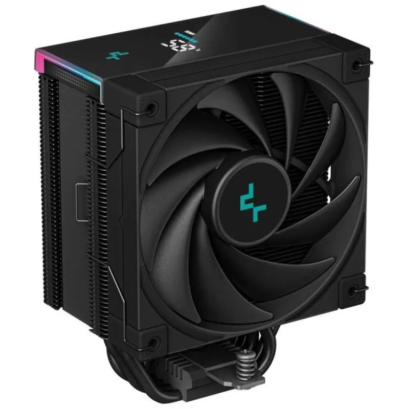 DEEPCOOL chladič AK500S Digital / užší / 120mm fan / 5x heatpipes / PWM / pro Intel i AMD / černý (R-AK500S-BKADMN-G)