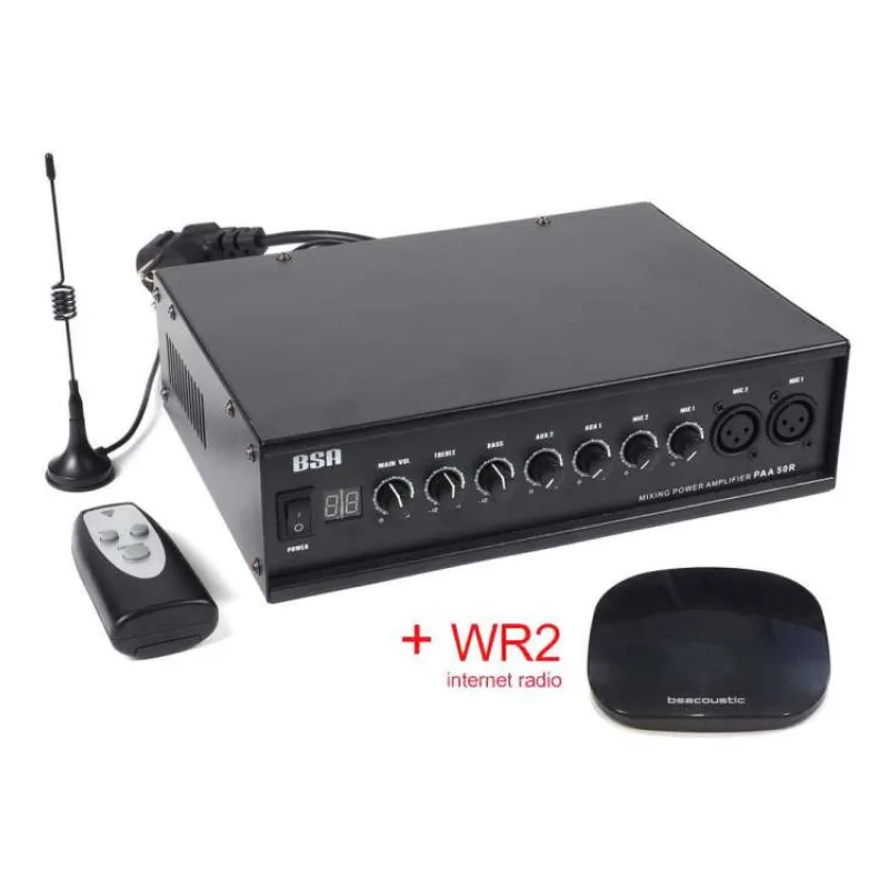BSA PAA50R SET1 BSA Zosilňovač a streamer (PAA50R-WR2)