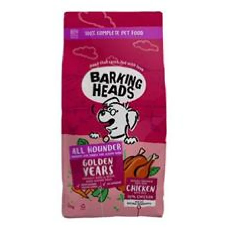 BARKING HEADS All Hounder Golden Years Chicken 12 kg