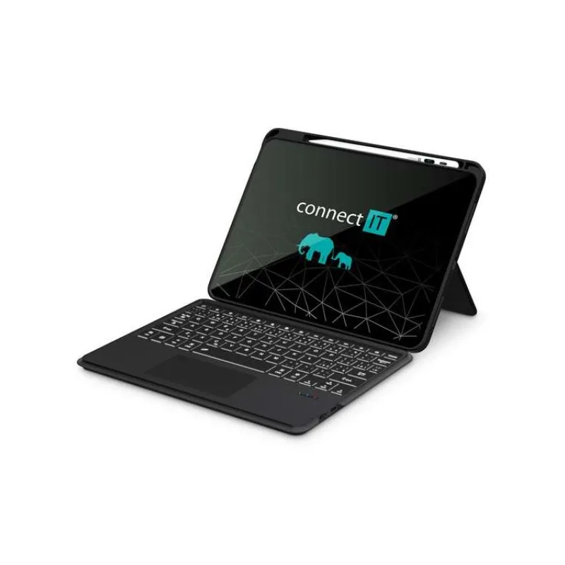 CONNECT IT TabCase podsvícená bezdrátová klávesnice s pouzdrem pro iPad 10.9" ČERNÁ (CKB-2030-CS)