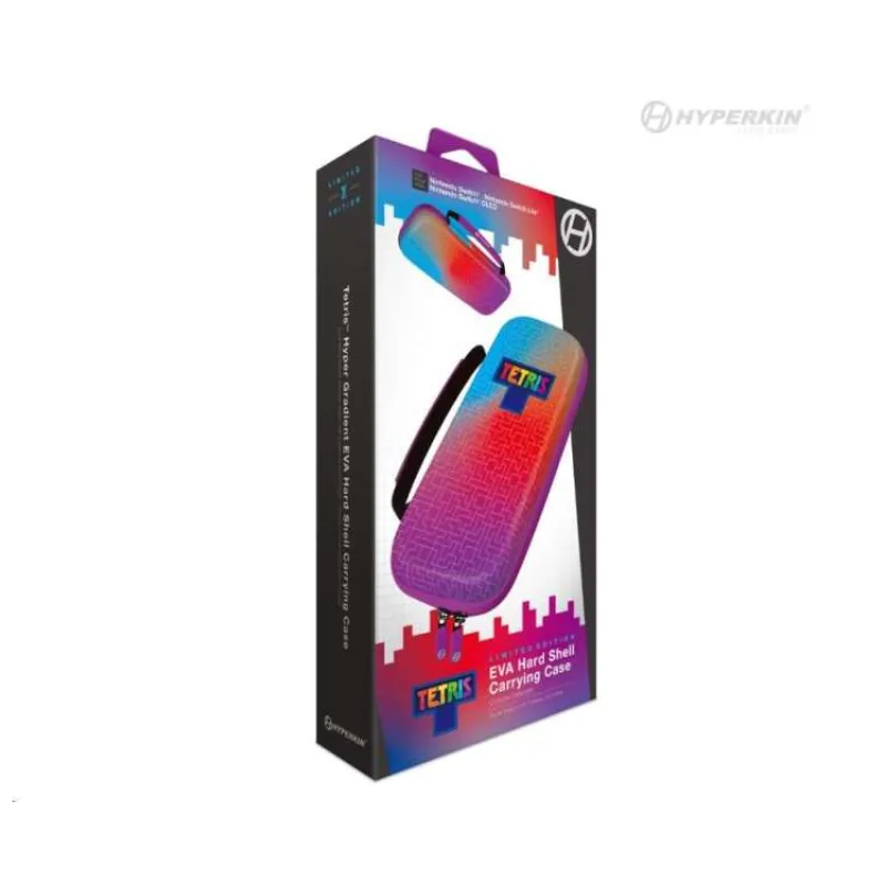 Hyperkin Official Tetris® EVA Hard Shell Carrying Case for Switch®OLED Model/Nintendo Switch®(Hyper Gradient) (M07541-TEHG)