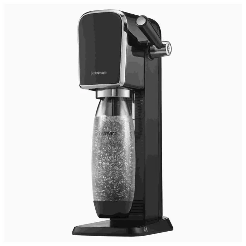 SodaStream ART výrobník sody, mechanický, 1l láhev, bombička s CO2, černý (1013511411)