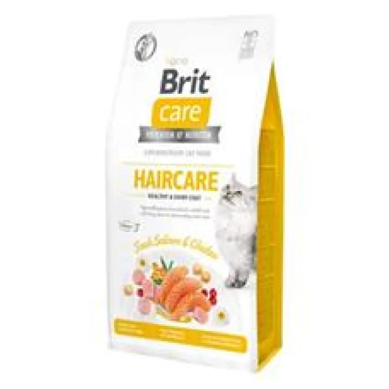 Brit Care Cat GF Haircare Healthy&Shiny Coat 2 kg - exp. 2/26 - 1 ks skladem