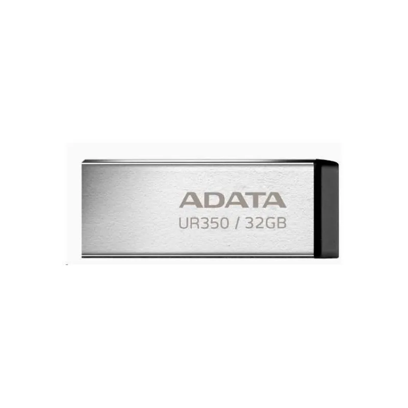 ADATA Flash Disk 64GB UR350, USB 3.2 Dash Drive, kov černá (UR350-64G-RSR/BK)