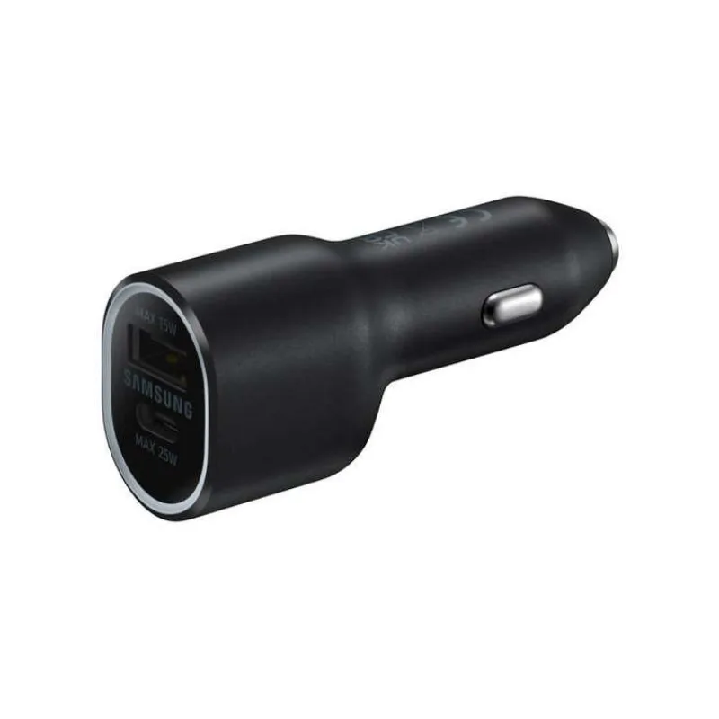 Samsung Duálna autonabíjačka 40W (USB, USB-C) Black (EP-L4020NBEGEU)