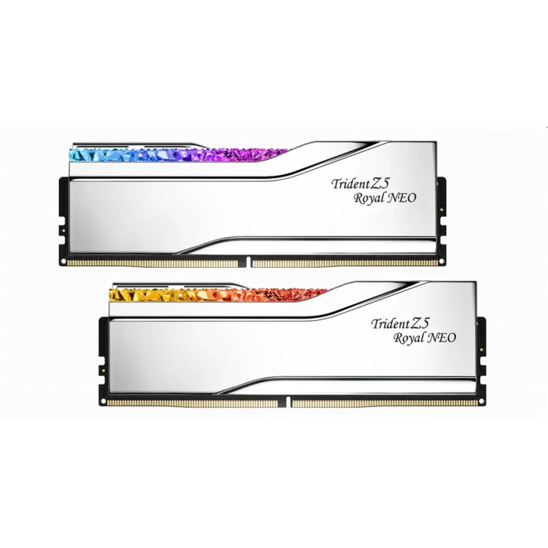 G.SKILL 32GB kit DDR5 6400 CL30 Trident Z5 Royal Neo RGB EXPO silver
