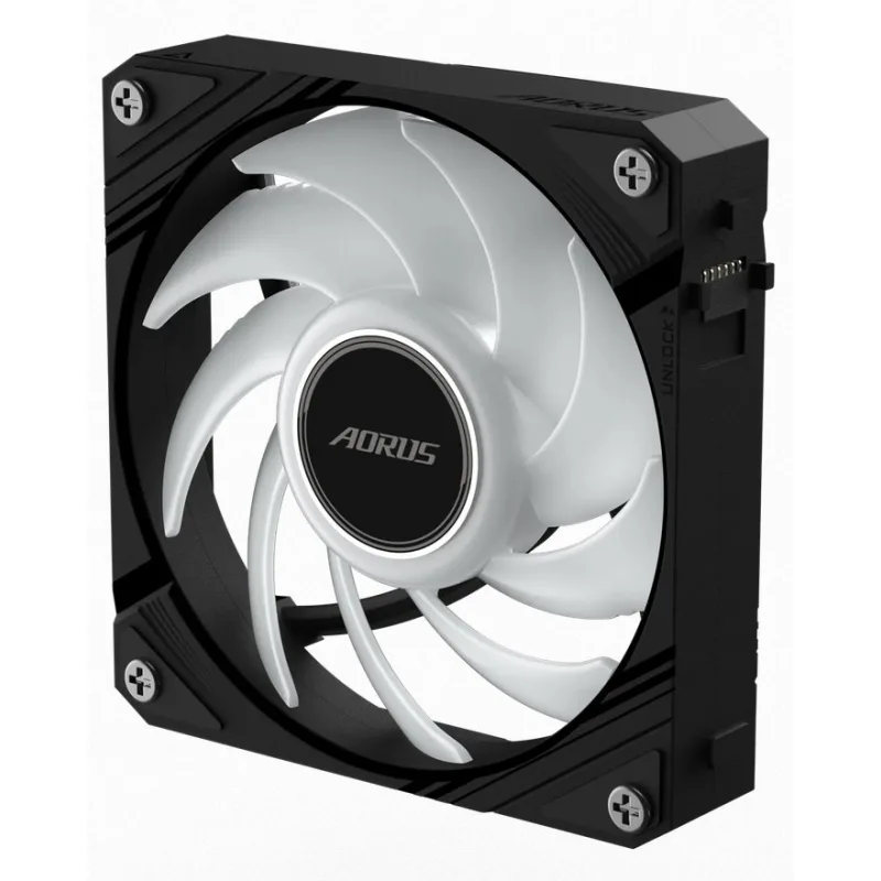 Gigabyte AORUS EZ CHAIN FAN 120, ARGB, black