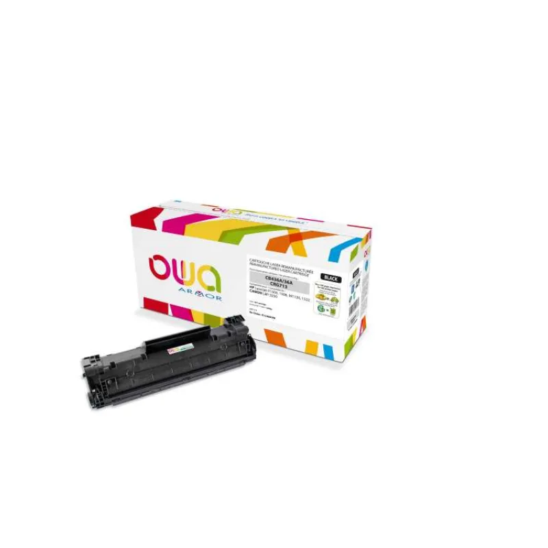 OWA Armor toner pre HP Laserjet P1505, 2000 strán, CB436A, čierna/čierna (K12389OW)