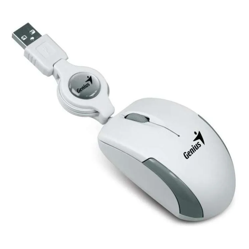 GENIUS Micro Traveler V2/ drátová/ 1200 dpi/ USB/ bílá (31010125108)