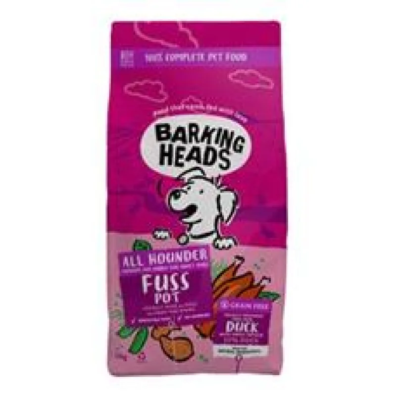 BARKING HEADS All Hounder Fuss Pot Duck 2kg