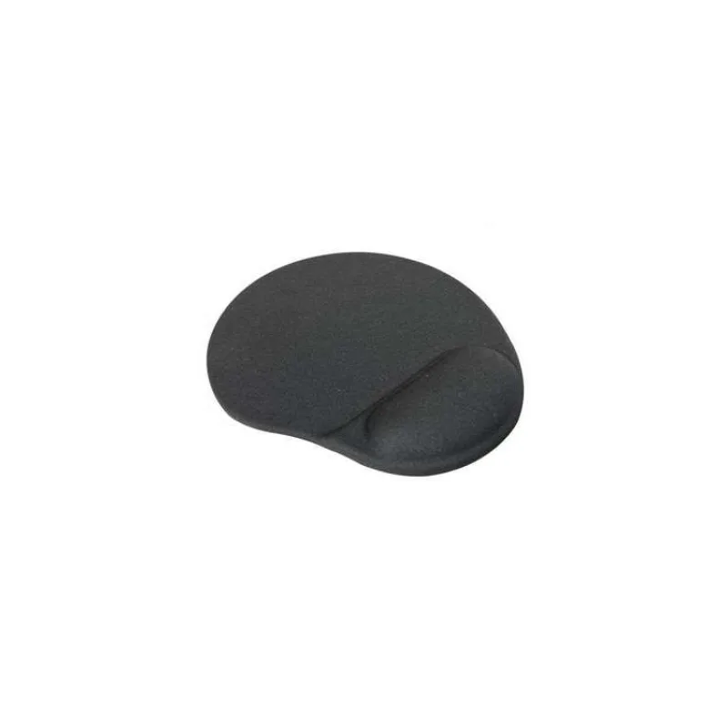 ergonomická podložka pod myš LOGO, látková, čierna, 250 x 255 x 25 mm (PYG01CK00L)