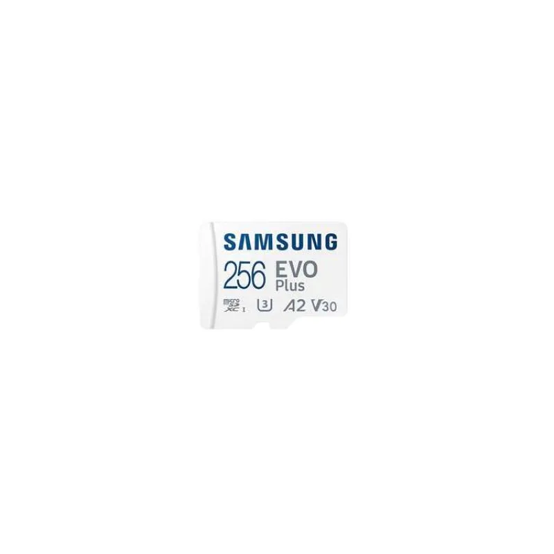 256 GB . microSDXC karta Samsung EVO Plus + adapter ( trieda U3, V30, A2 ) (MB-MC256SA/EUx)