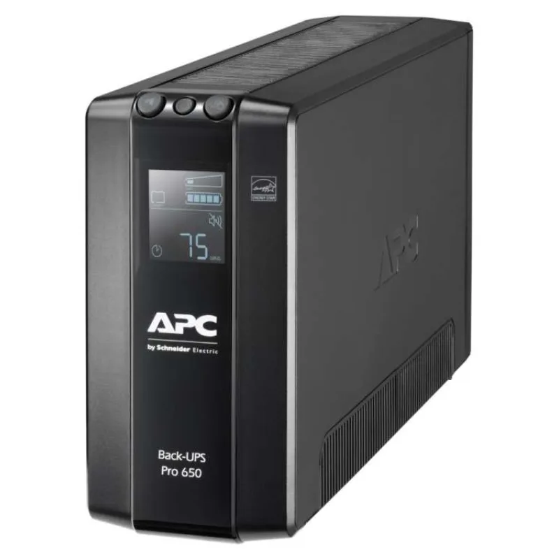 APC Back UPS Pro BR 650VA, 6 výstupov, AVR, LCD rozhranie (390W) (BR650MI)