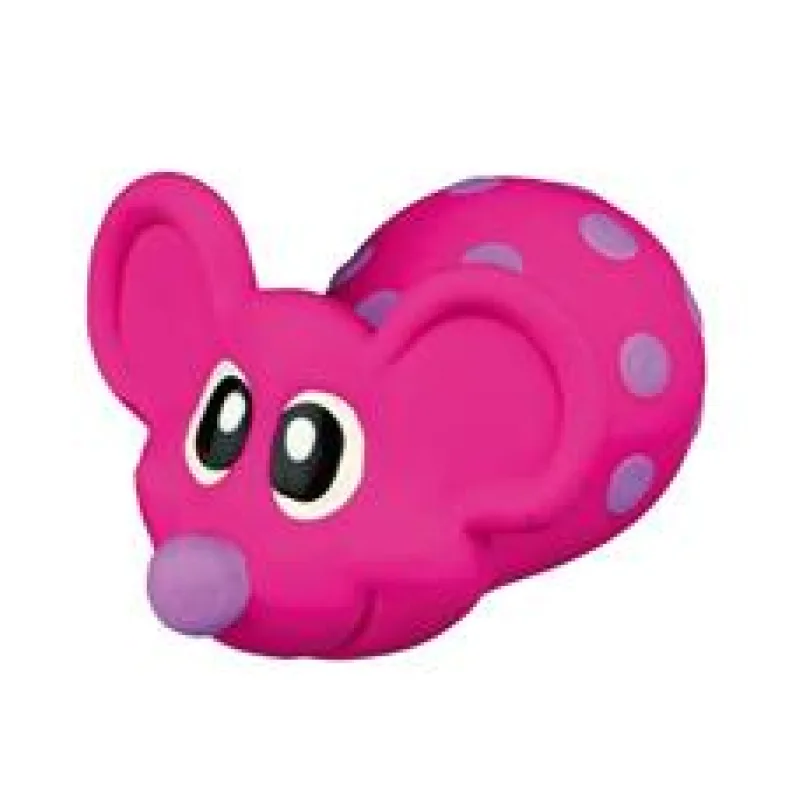 Latexová myška různé barvy, plněná 8 cm