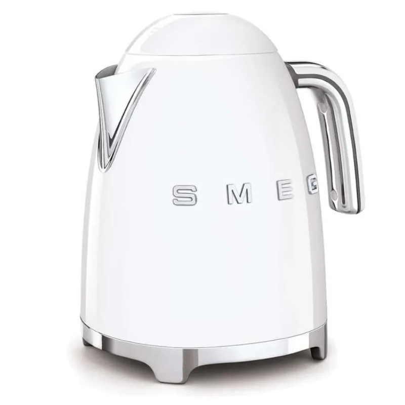 Smeg KLF03WHEU, rychlovarná konvice, 1,7 l, (7 šálků), 2400 W, styl 50. let, bílá (KLF03WHEU)