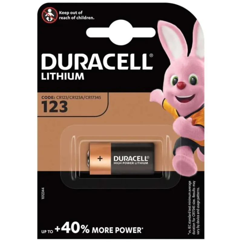 Duracell Ultra lithiová baterie CR123A 1 ks (42451)