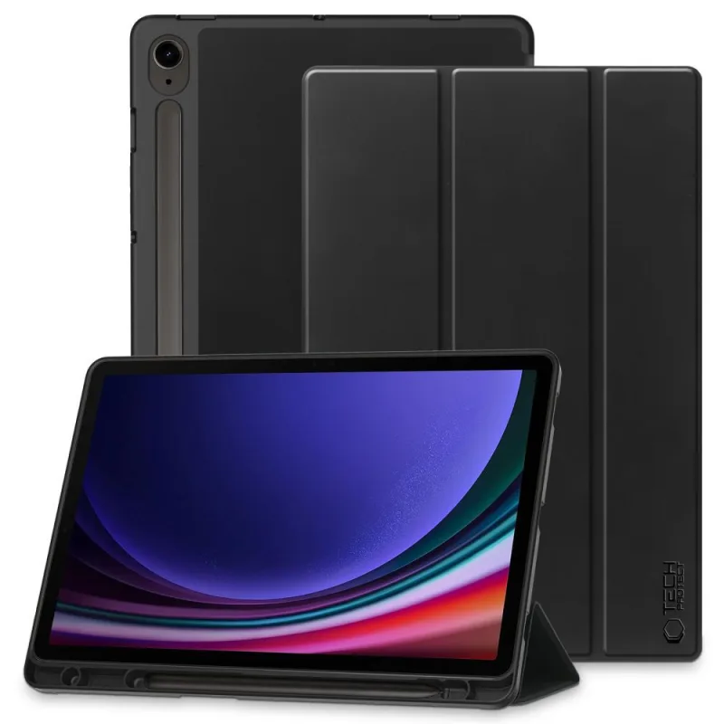 Puzdro na pero Tech-Protect SC pre Samsung Galaxy Tab S9 FE 10,9" X510 / X516B – čierne