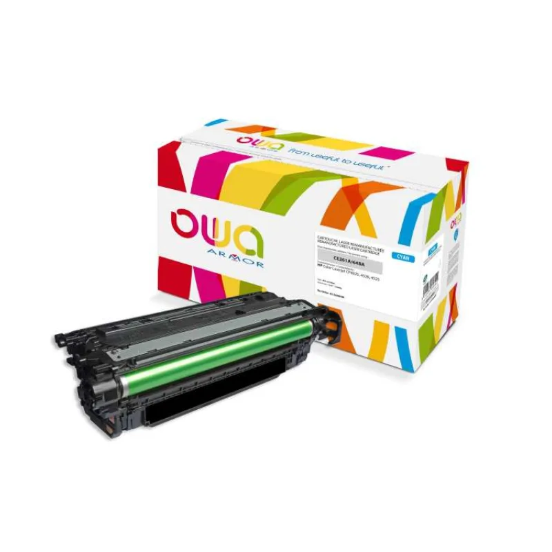 OWA Armor toner pre HP Color Laserjet CP4025/4520/4525, 11000 strán, CE261A, modrá/kyanová (K15368OW)