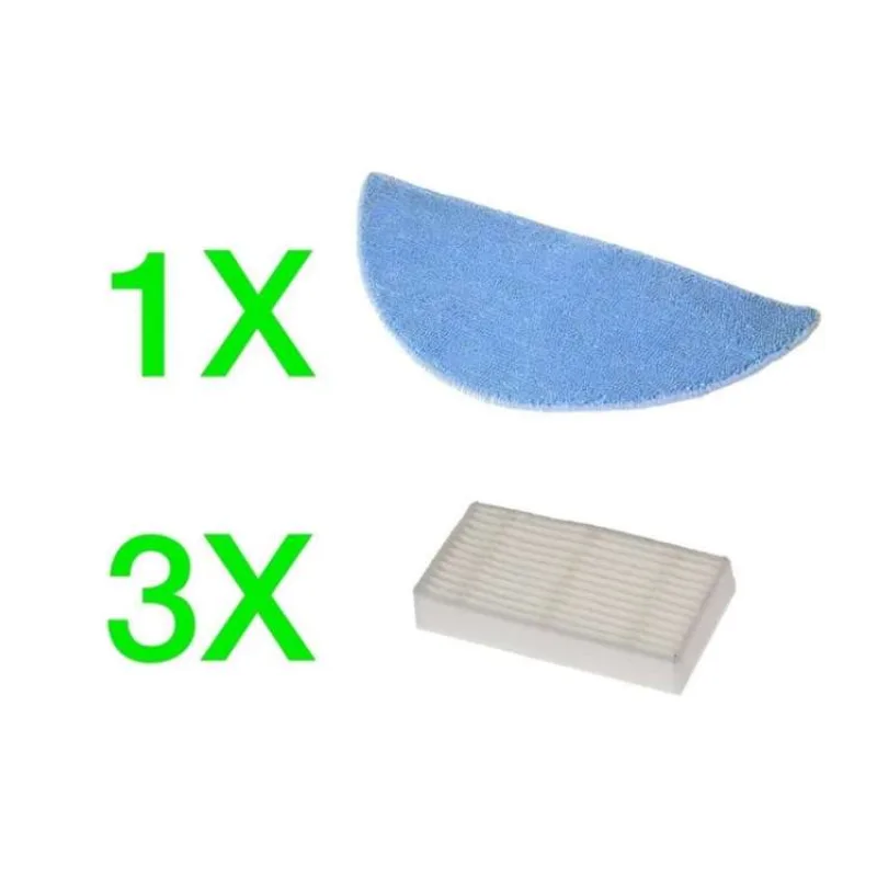 EVOLVEO RoboTrex H5, H6, příslušenství (3 ks HEPA filtr + 1 ks XXL mop z mikrovlákna) (RTX-ACP)