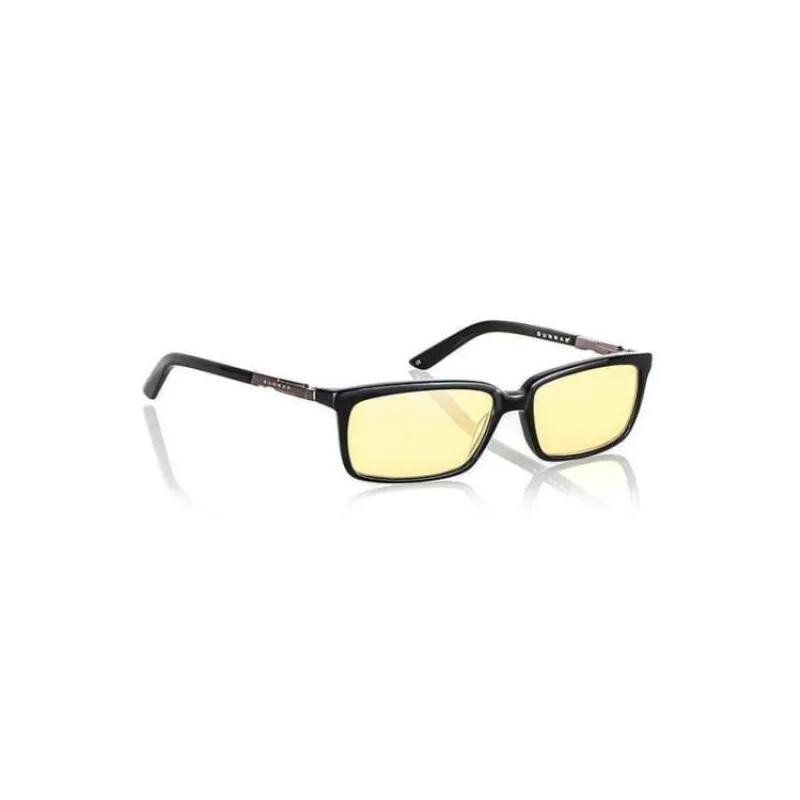 GUNNAR kancelářske/herní brýle HAUS ONYX * jantárová skla * BLF 65 * GUNNAR focus (HAU-00101)