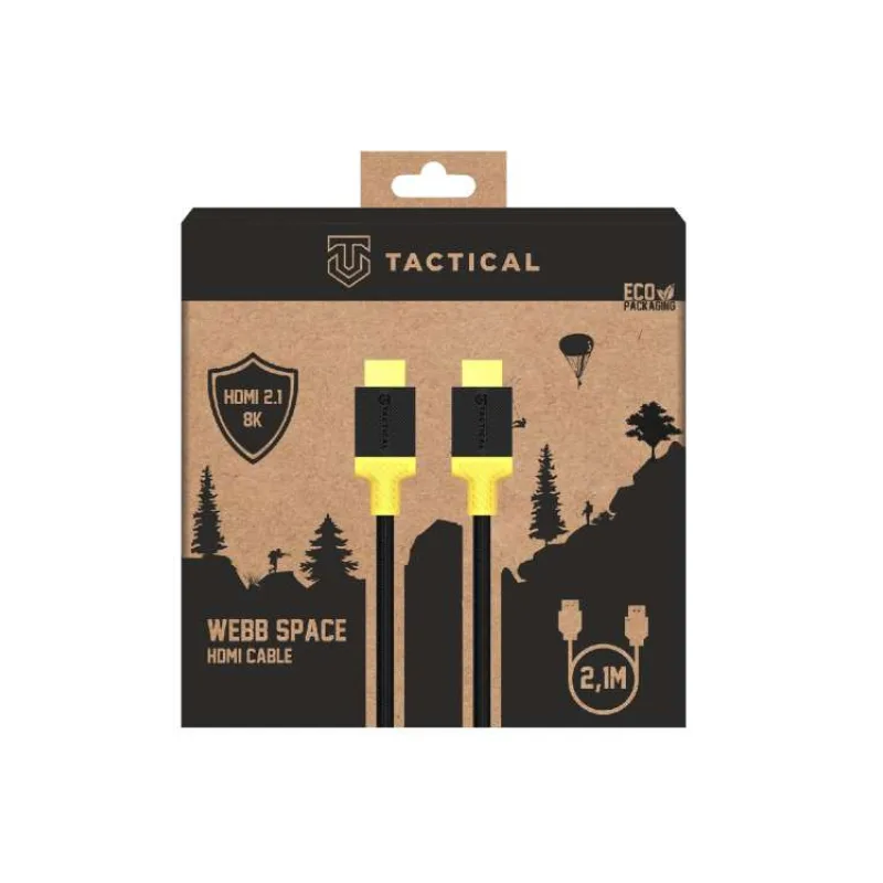 Tactical Webb Space HDMI 2.1 8K 2,1m Black/Yellow (8596311251702)