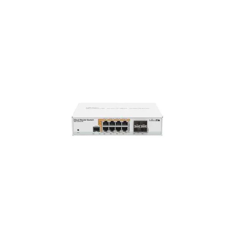 MIKROTIK RouterBOARD Cloud Router Switch CRS112-8P-4S-IN + L5 (400MHz 128MB RAM 8x GLAN POE 4x SFP) (CRS112-8P-4S-IN)