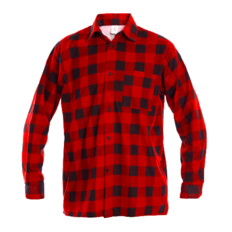 Procera červená košeľa s dlhým rukávom S-2XL