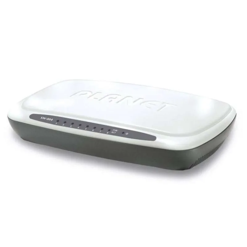 Planet SW-804 switch 8x 10/100Base-TX, plast, fanless (SW-804)