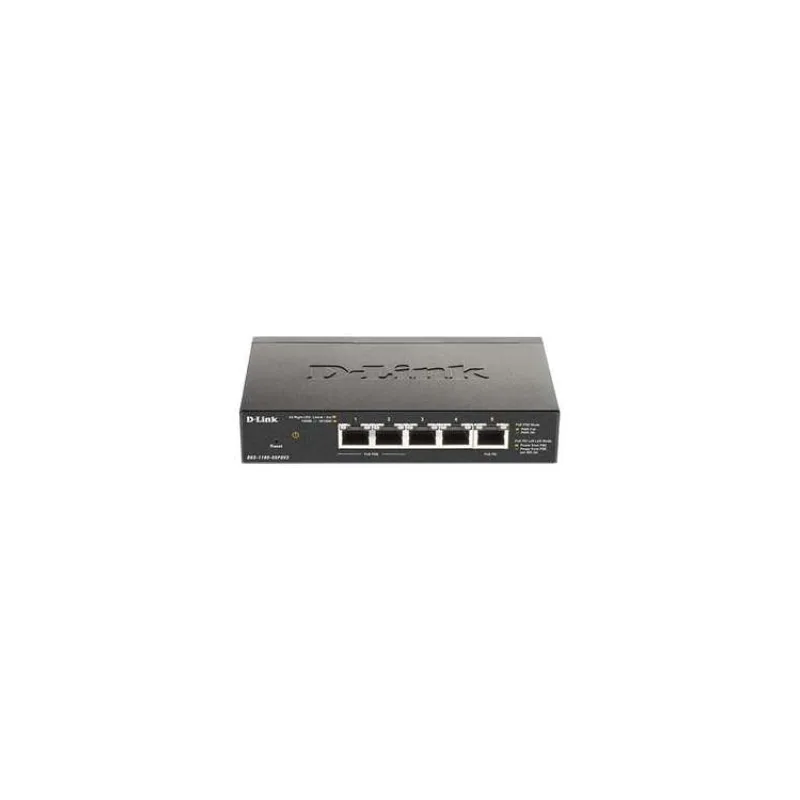 D-Link 5-Port Gigabit PoE Smart Managed Switch with 1 PD port (DGS-1100-05PDV2)