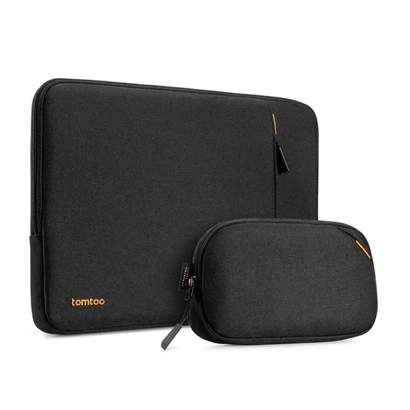 Tomtoc puzdro Recycled Sleeve with Pouch pre Macbook Pro 14" M1/M2/M3/M4 - Black