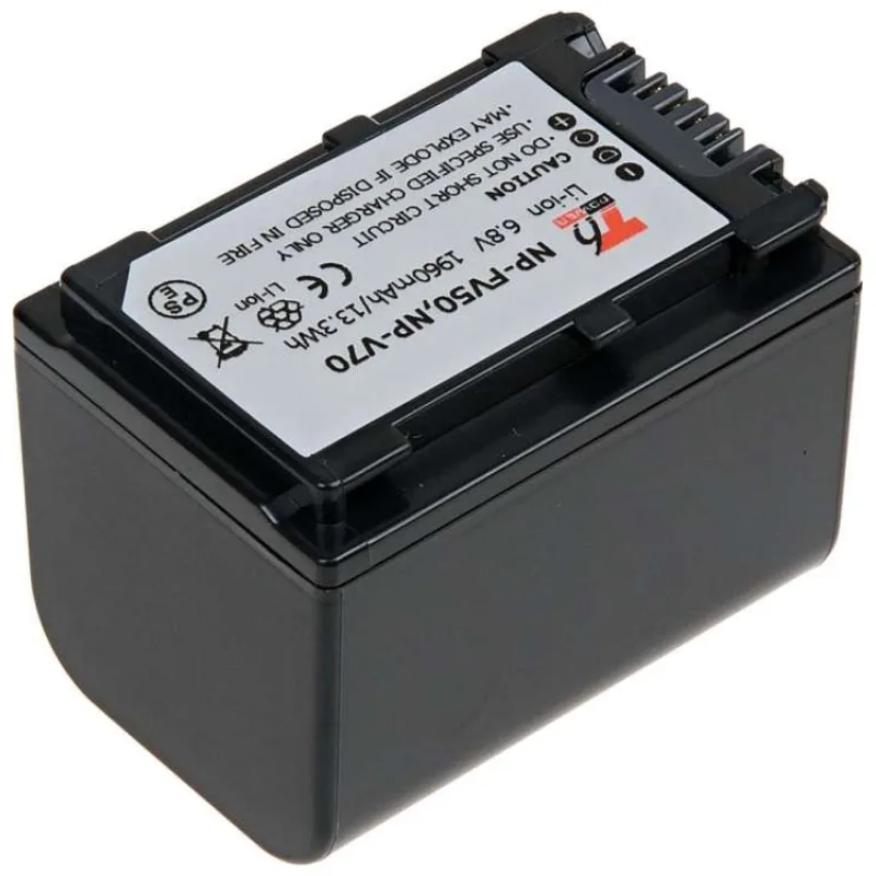 Batéria T6 Power Sony NP-FV70, 2060mAh, 14Wh, sivá (VCSO0054)