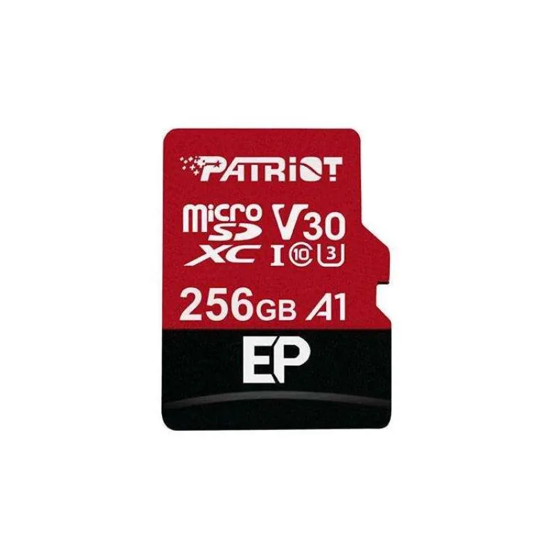 Patriot V30 A1/micro SDXC/256GB/UHS-I U3 / Class 10/+ Adaptér (PEF256GEP31MCX)