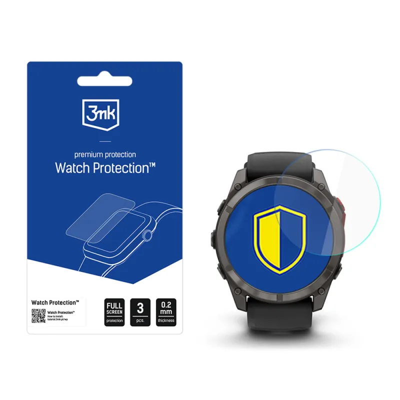 3mk Watch Protection ARC ochrana obrazovky Smartwatch pre Garmin Fenix 8 Pro 51 mm (Amoled, MicroLED)