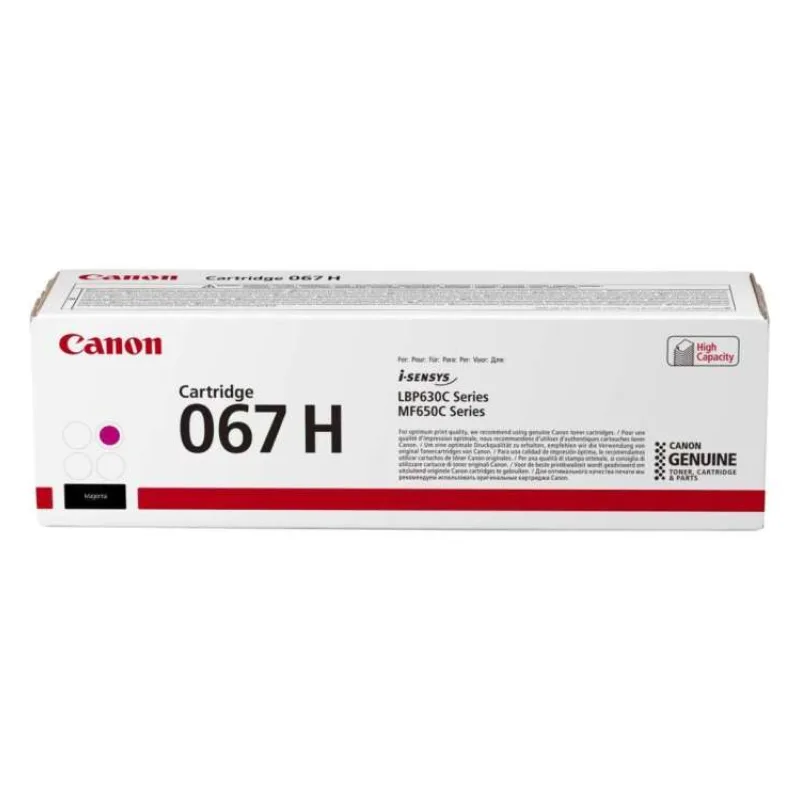 Canon originální toner 067H purpurová pro i-SENSYS MF657Cdw (2350 str.) (5104C002)
