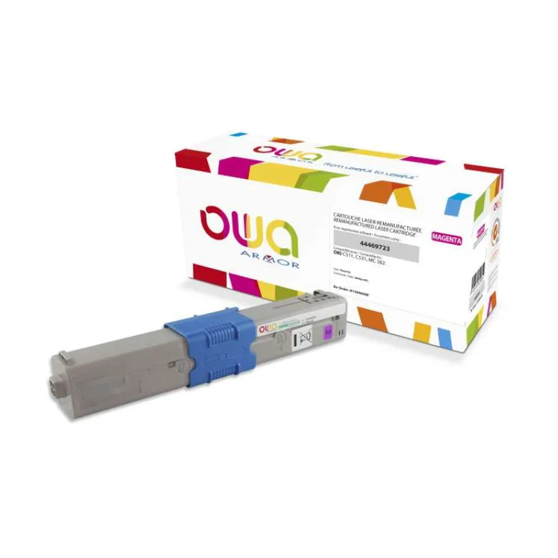 OWA Armor toner pre OKI C511, C531, MC 562, 5000 strán, 44469723, červená/purpurová (K15684OW)
