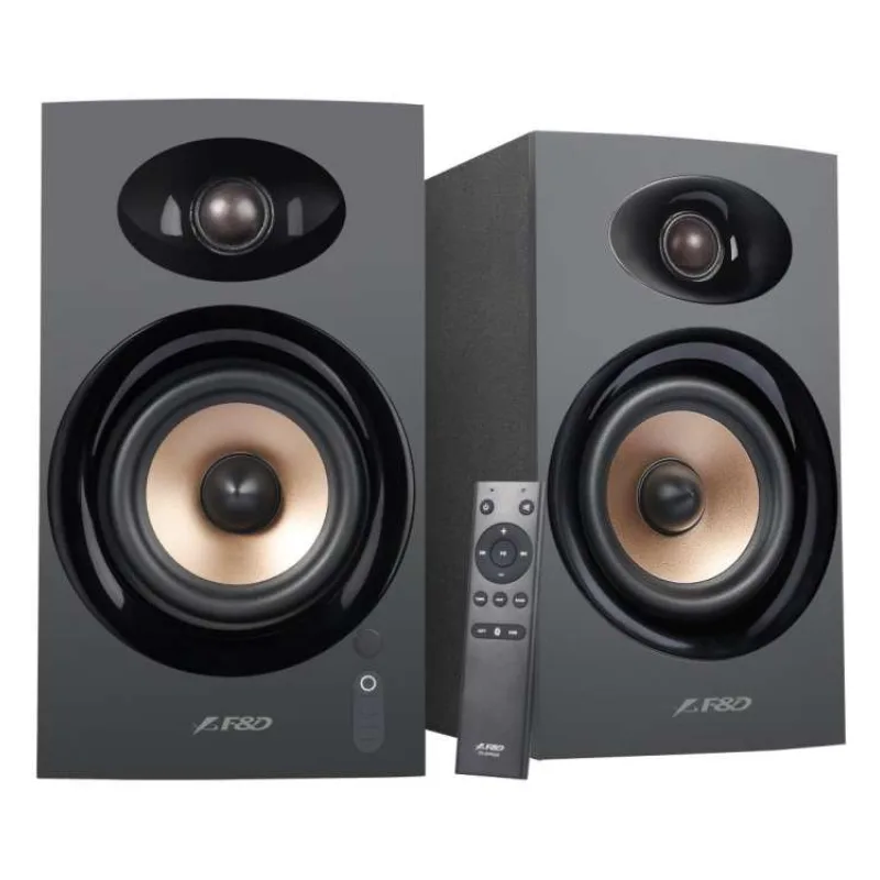 FENDA F&D repro R23BT/ 2.0/ 40W/ dřevěné/ BT/ Optický/ USB vstup/ dálkové ovládání/ černé (R23BT (black))