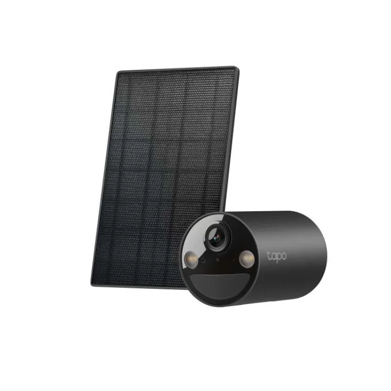Solar-Powered Security Camera Kit 1 × Tapo C411, 1 × Tapo A201 SPEC: 2K (2304x1296), 2.4 GHz, Solar panel (5.2V, 2.5W) F (Tapo C411 KIT)