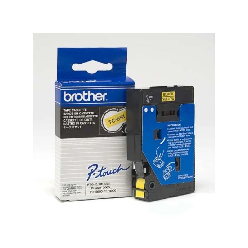 TC-691 žltá / čierna, 9mm (TC691)